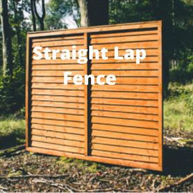 straight lap fence