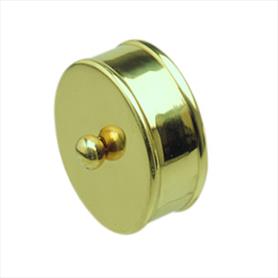 Brass Effect Medium End Cap