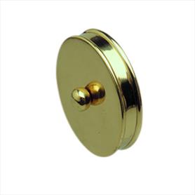 Brass Effect Short End Cap