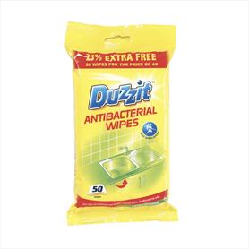Duzzit Anti-Bacterial Wipes 50 Pack