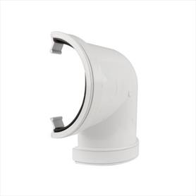 Half Round Guttering 90 Degree Angle White