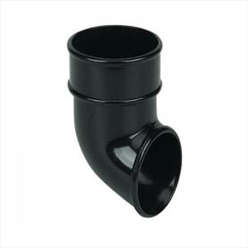 Round Downpipe Shoe Black