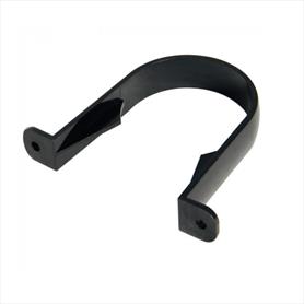 Round Downpipe Bracket Black