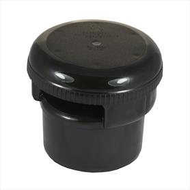 Soil Solvent Weld 110mm Air Admittance Valve internal Black
