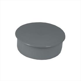 Soil Solvent Weld 110mm Socket Plug Light Grey