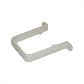 65mm Square Downpipe Bracket White