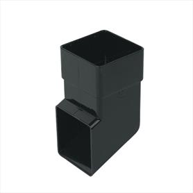 Square Downpipe Shoe Black