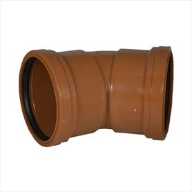 Underground 110mm Double Socket 30 Degree Bend