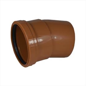 Underground 110mm Single Socket 45 Degree Bend