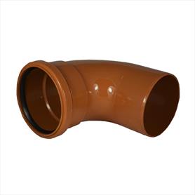 Underground 110mm Single Socket 90 Degree Bend