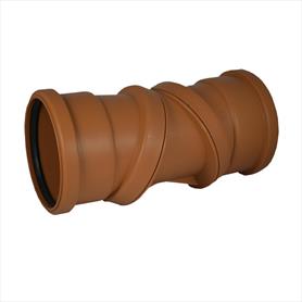 Underground 110mm Multi Double Socket 0-90 Degree Bend