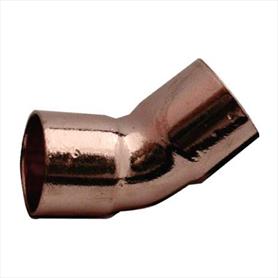 15mm Copper Elbow 45 Degree Endfeed