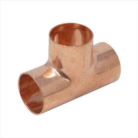22mm Copper Equal Tee Endfeed